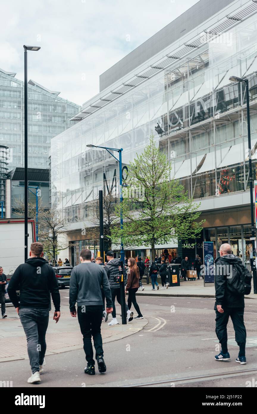 City centre of Manchester, UK Stock Photo - Alamy