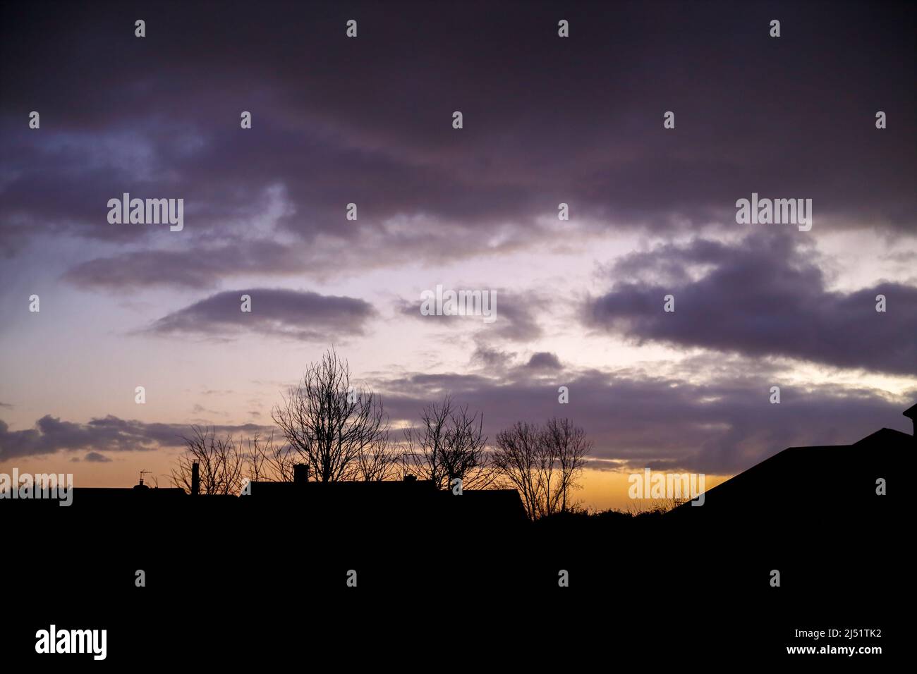The gathering storm. Stock Photo