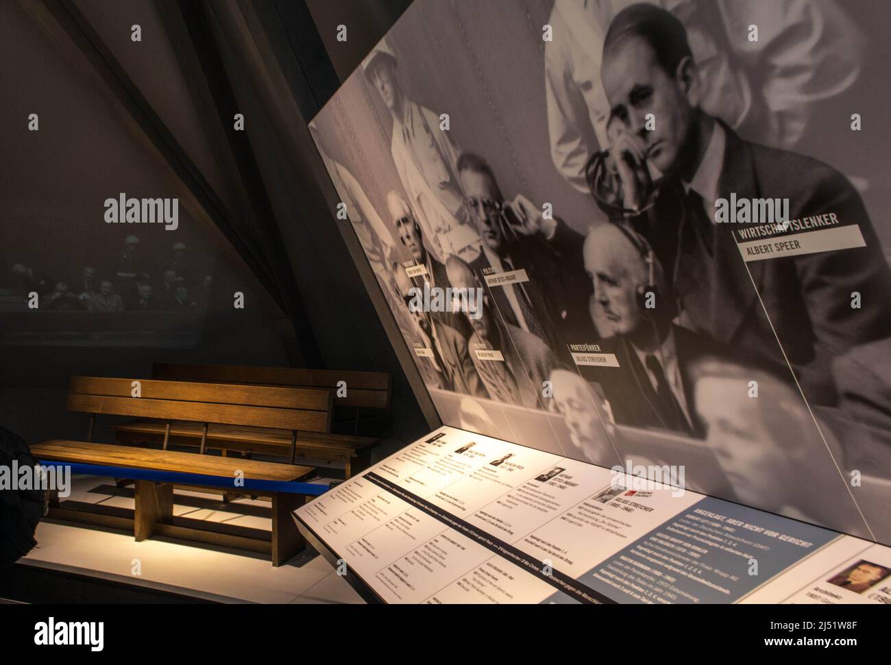 Albert Speer, Memorium Nuremberg trials, Nuremberg, Germany Stock Photo