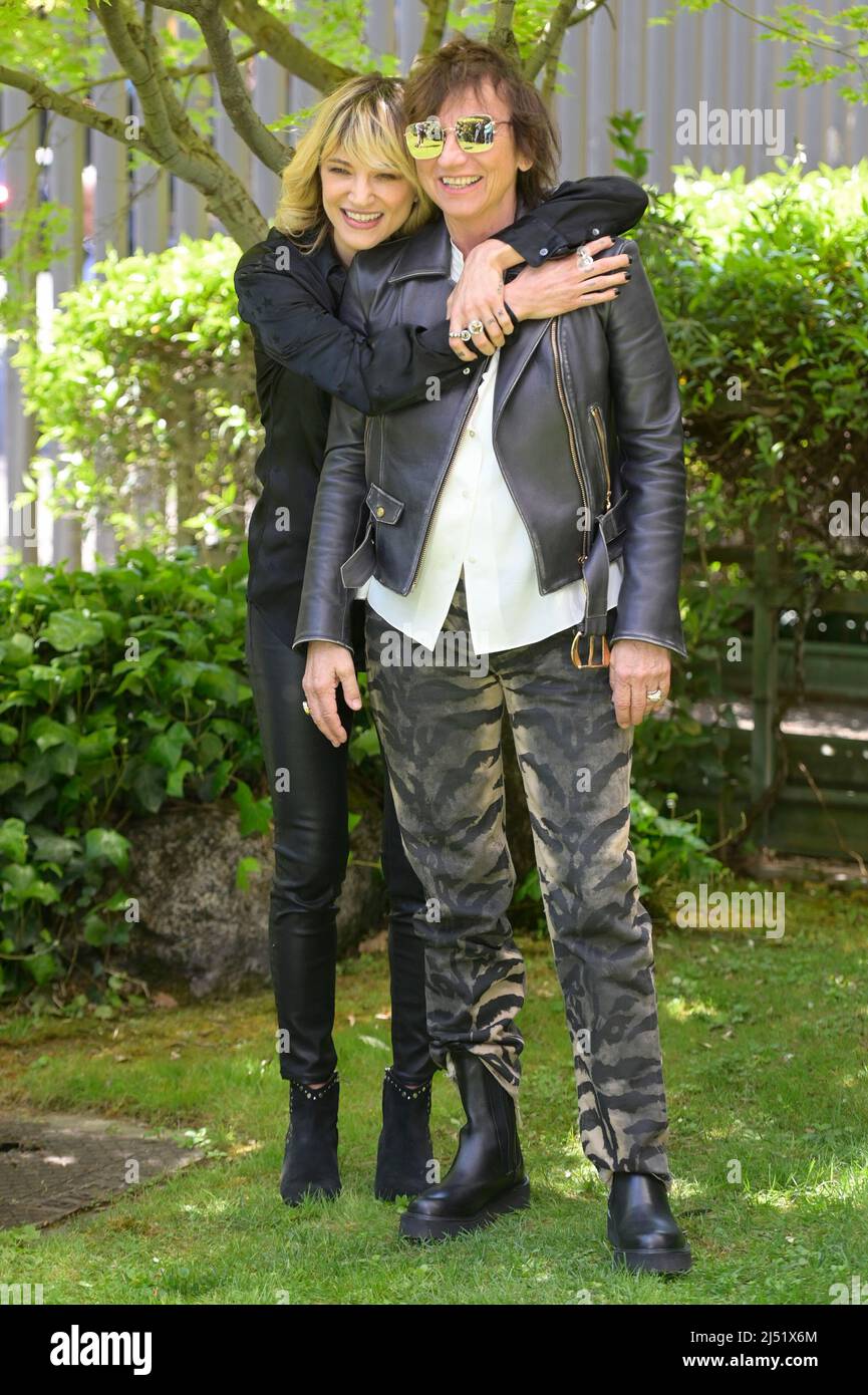 Rome Italy 19th Apr 2022 Asian Argento And Gianna Nannini Attend 