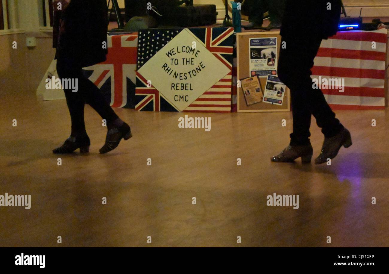 line dancing, england Stock Photo