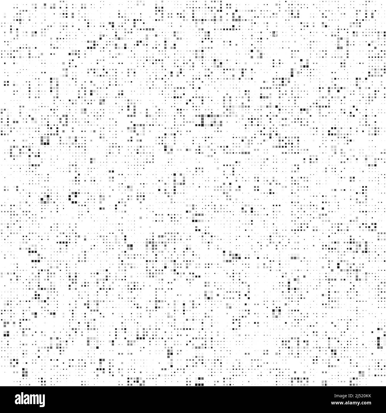 Black and white mosaic seamless pixel background. Vector illustration ...