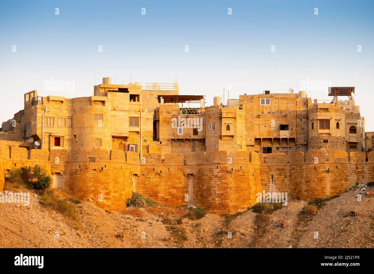 Jaisalmer Rajasthan India October 15 2019 Jaisalmer Fort Or Sonar 