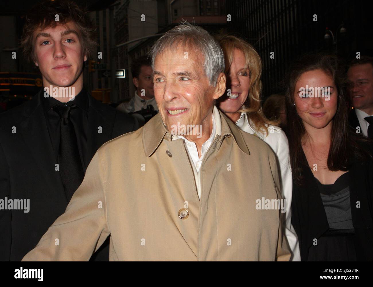 Burt Bacharach with son Oliver Bacharach, wife Jane Hansen and daughter