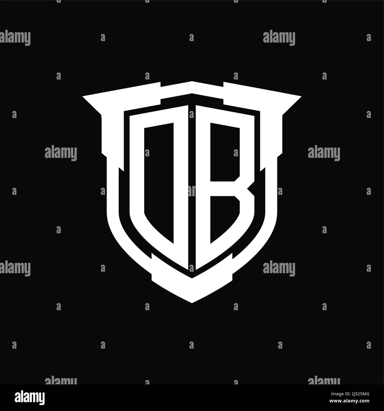Letter db vector vectors hi-res stock photography and images - Alamy