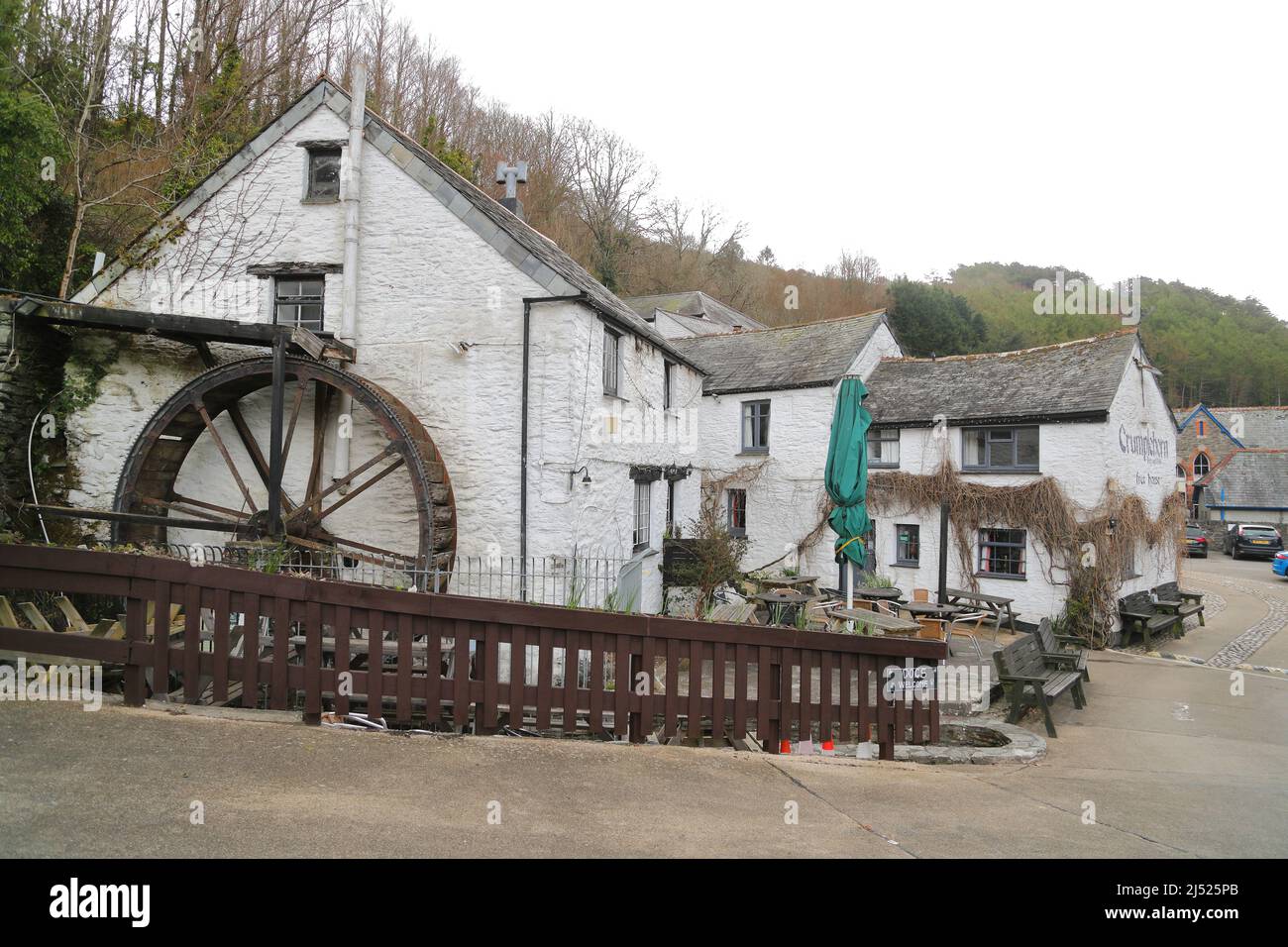 The Crumplehorn Inn and Mill in the Cornish fishing village of
