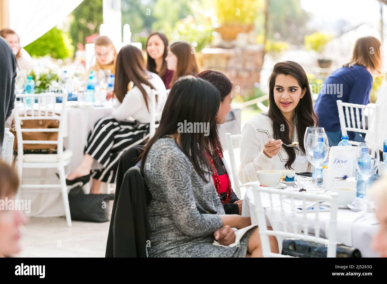 Johannesburg, South Africa August 18, 2016 Ladies networking at