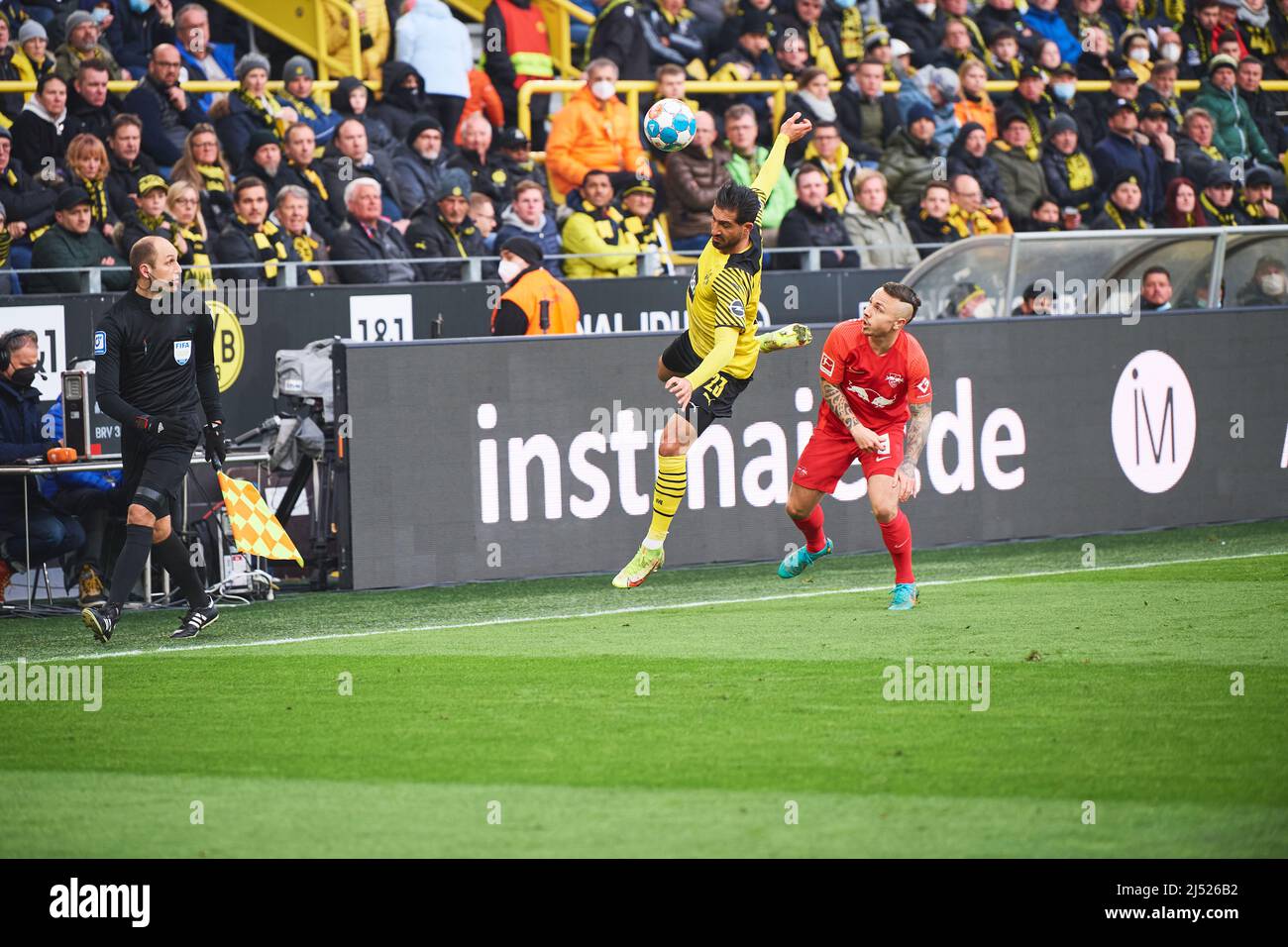 Germany Dortmund April 2 22 The Match Of Bundesliga Borussia Dortmund Vs Rb Leipzig At Signal Iduna Park Stock Photo Alamy