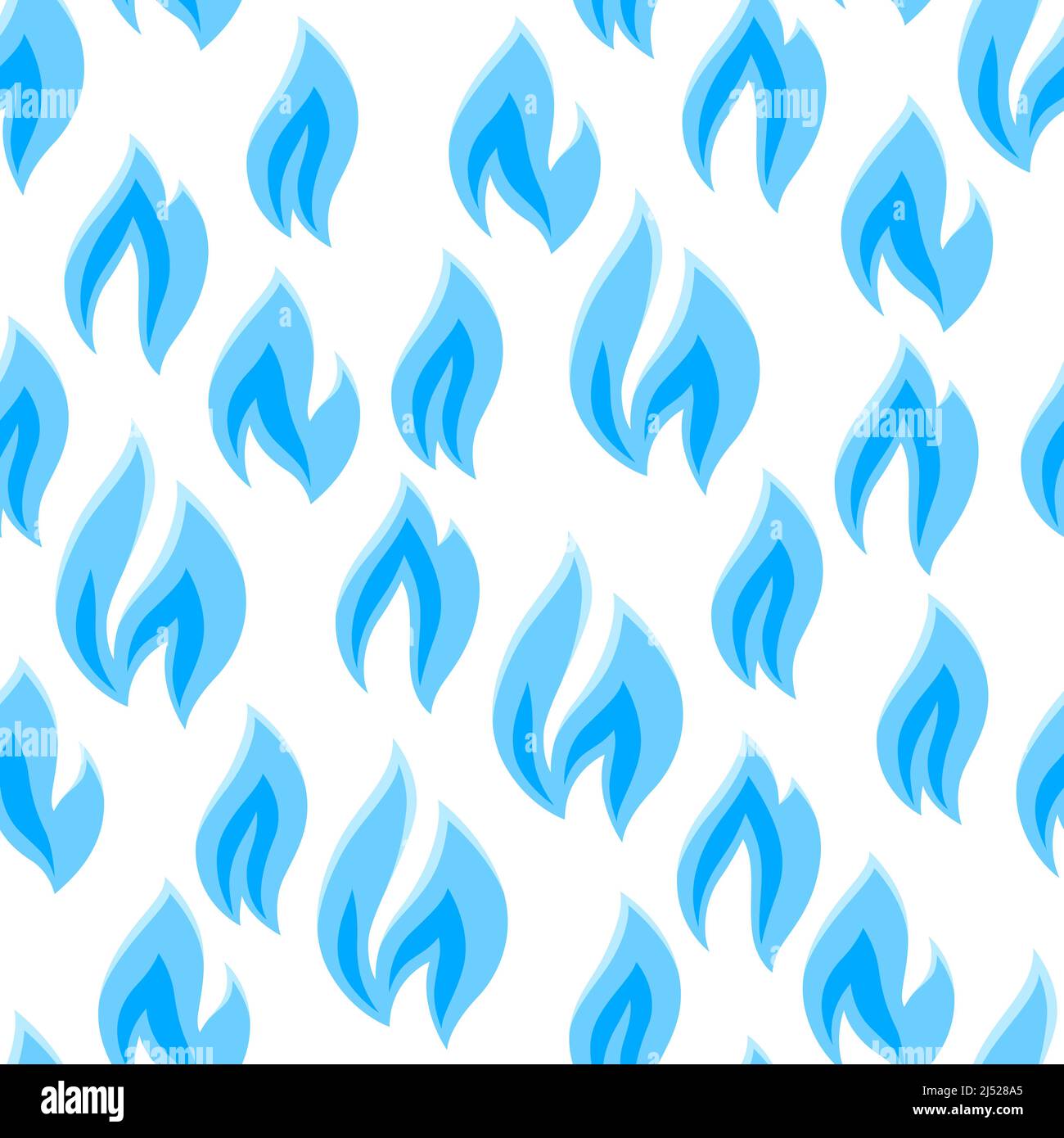 Seamless pattern of natural gas flames. Industrial and business ...