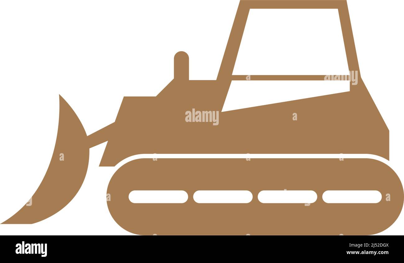 Excavator icon design illustration template vector Stock Vector