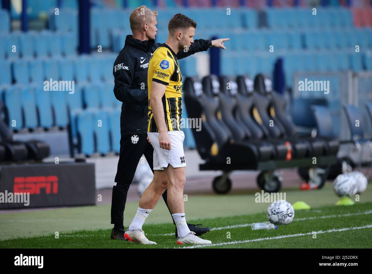 Arnhem, Netherlands. Vitesse, April 19, 2022, ARNHEM - Sondre Tronstad of Vitesse during the Dutch Eredivisie match between Vitesse and Sparta Rotterdam at the Gelredome on April 19, 2022 in Arnhem, Netherlands. Vitesse - Sparta was suspended in injury time on March 4 after misconduct by the home crowd. ANP JEROEN PUTMANS Stock Photo
