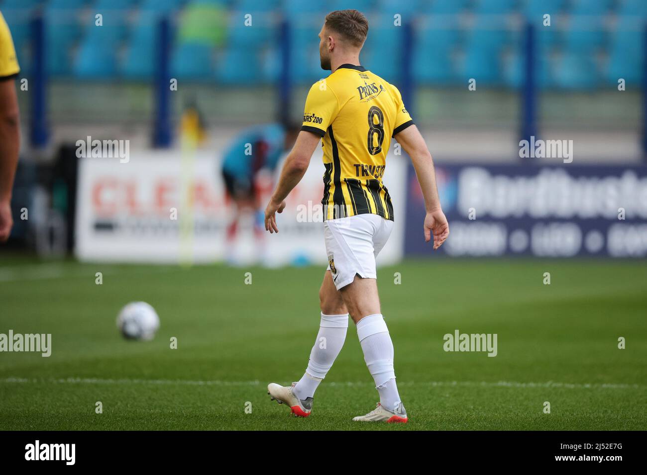 Arnhem, Netherlands. Vitesse, April 19, 2022, ARNHEM - Sondre Tronstad of Vitesse after the Dutch Eredivisie match between Vitesse and Sparta Rotterdam at the Gelredome on April 19, 2022 in Arnhem, the Netherlands. Vitesse - Sparta was suspended in injury time on March 4 after misconduct by the home crowd. ANP JEROEN PUTMANS Stock Photo