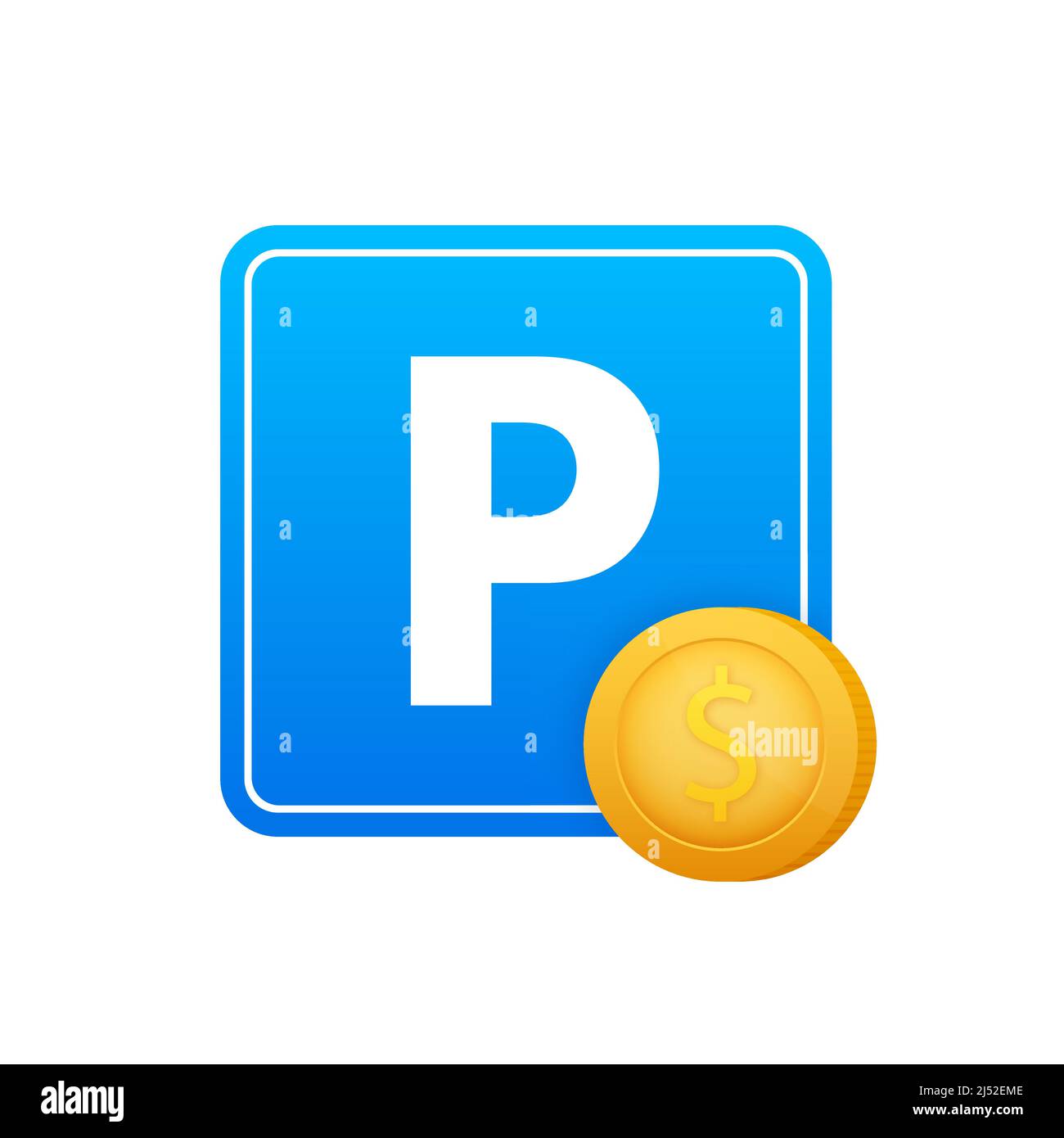 Parking meter, park zone public. Urban public hold security. Vector stock illustration. Stock Vector
