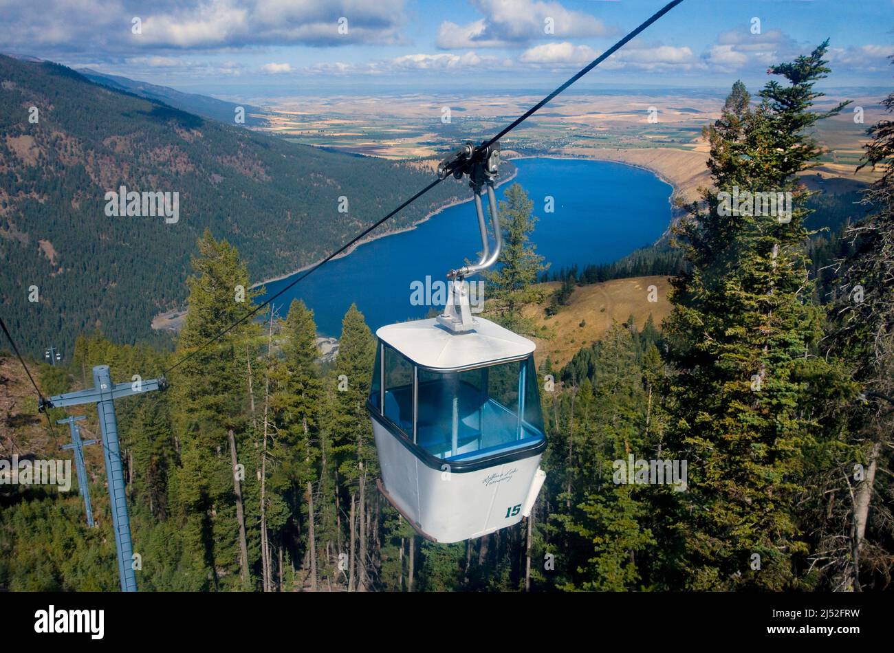 Wallowa Lake Tramway, Wallowa Lake, Oregon Stock Photo Alamy