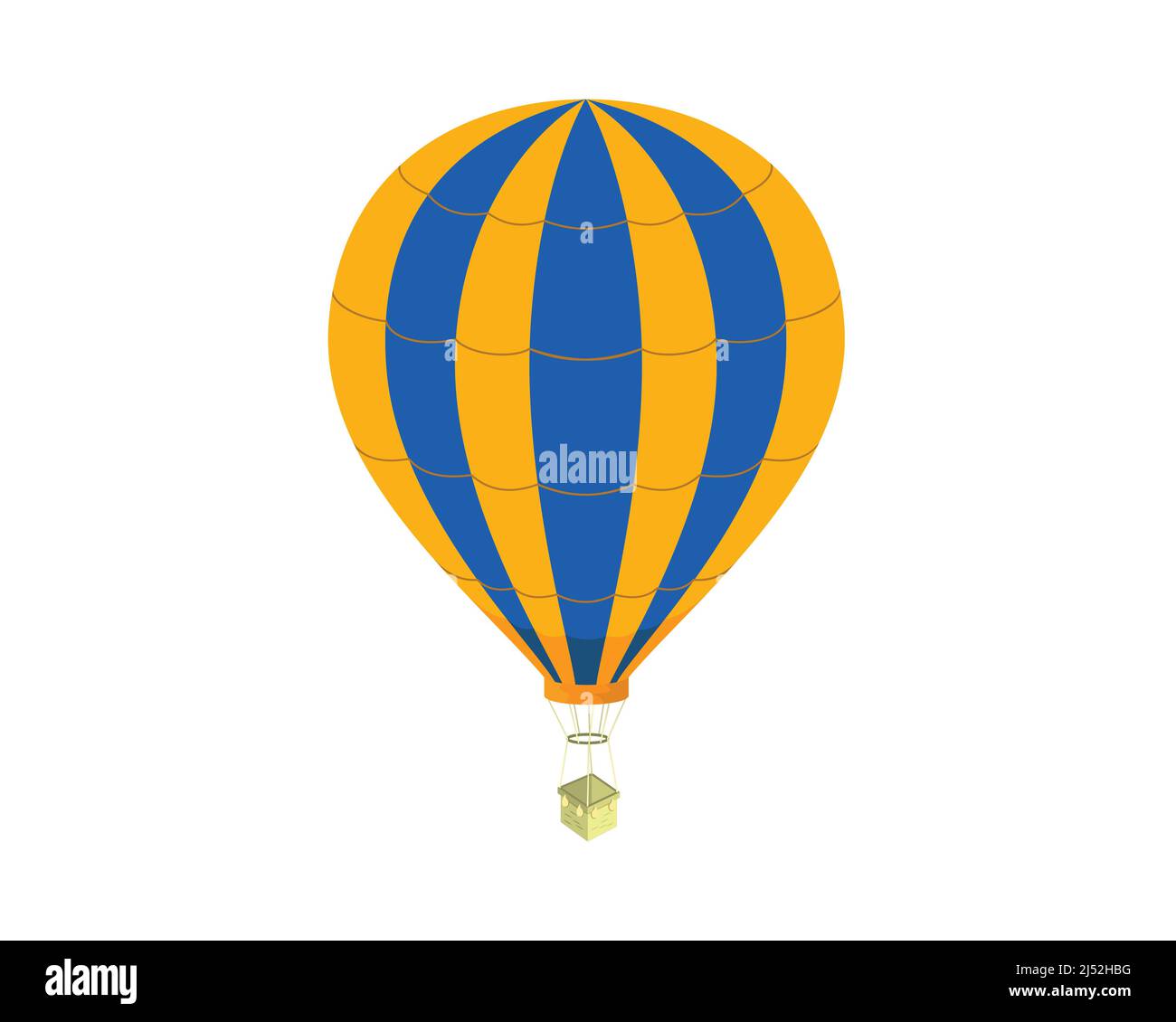 Hot Air Balloon Cartoon Clipart Illustration Stock Vector Image & Art -  Alamy