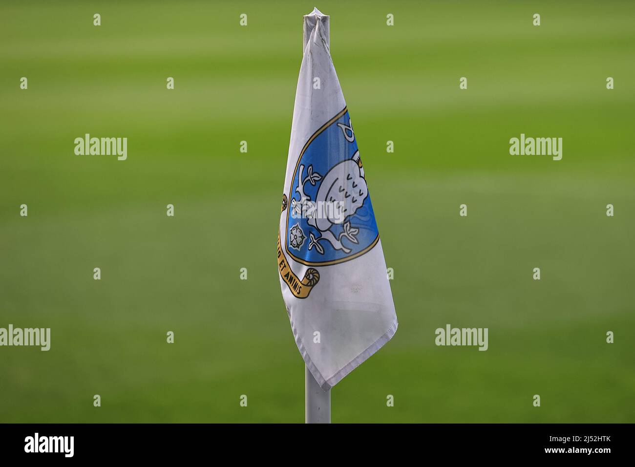 A corner flag at Hillsborough Stock Photo Alamy
