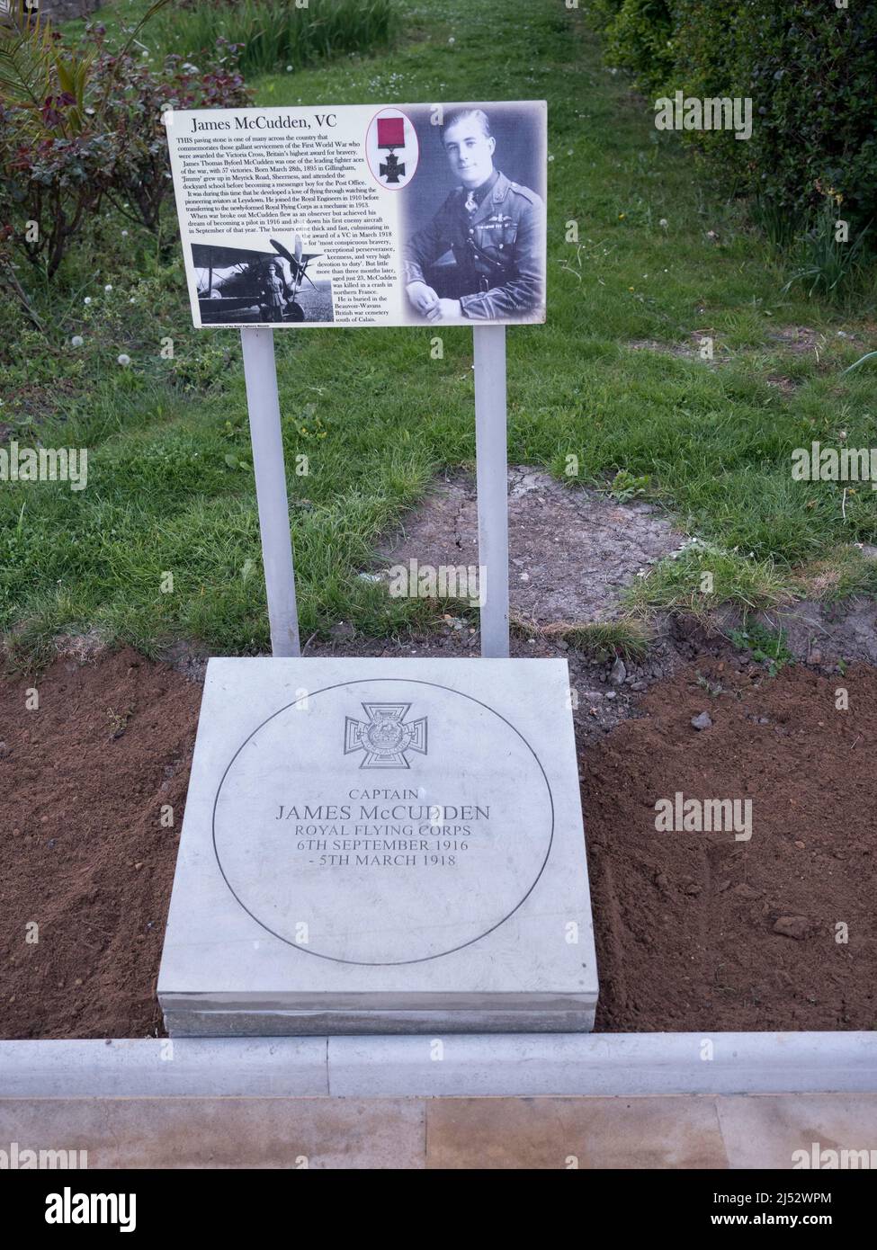 Sheerness, Kent, UK. 19th Apr, 2022. Sheerness war memorial has been