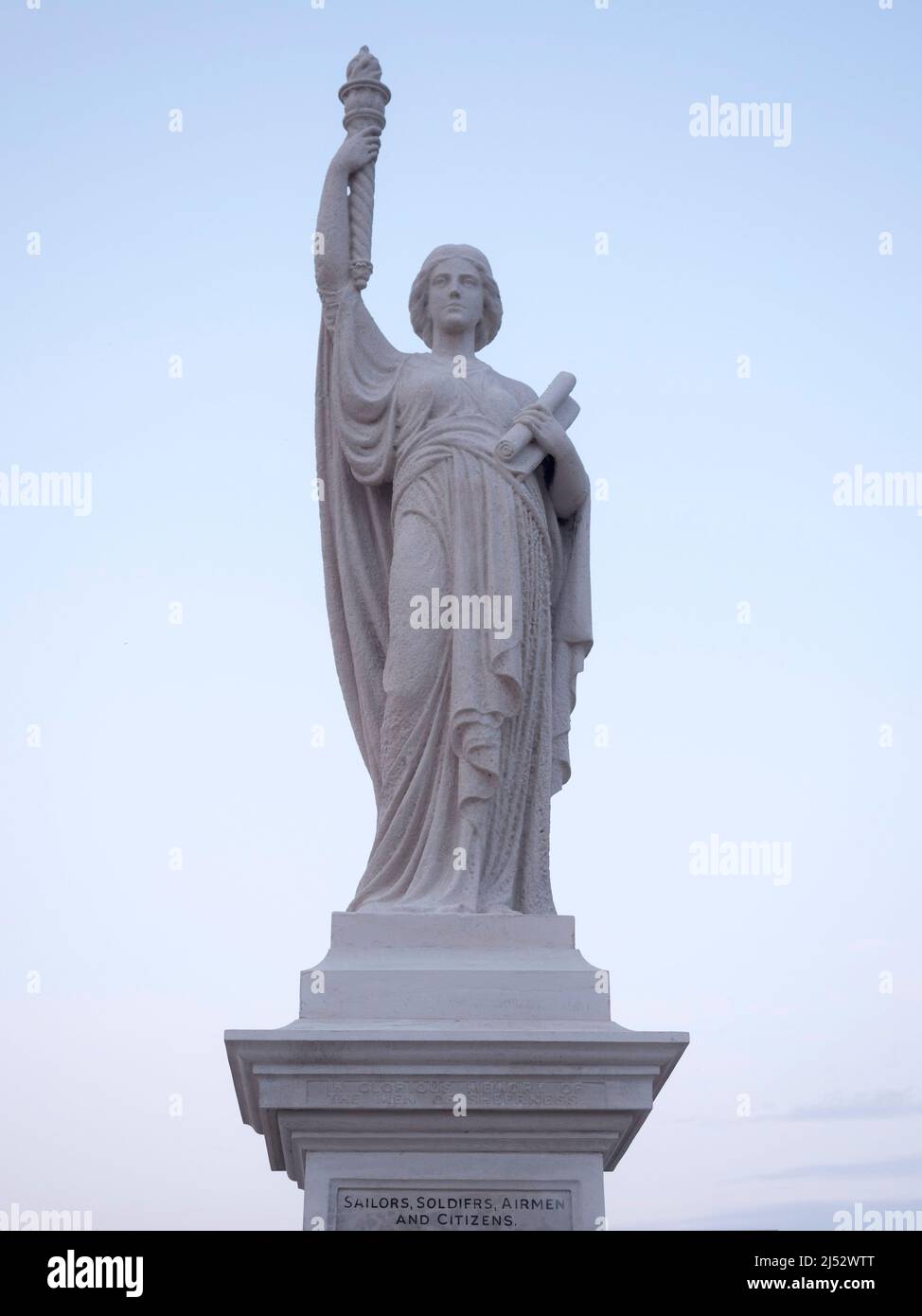 Sheerness, Kent, UK. 19th Apr, 2022. Sheerness war memorial has been