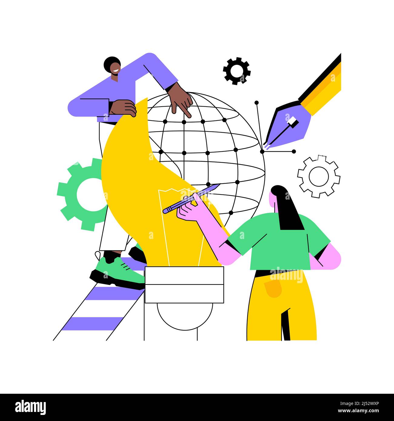 Industrial design abstract concept vector illustration. Product usability design, ergonomics