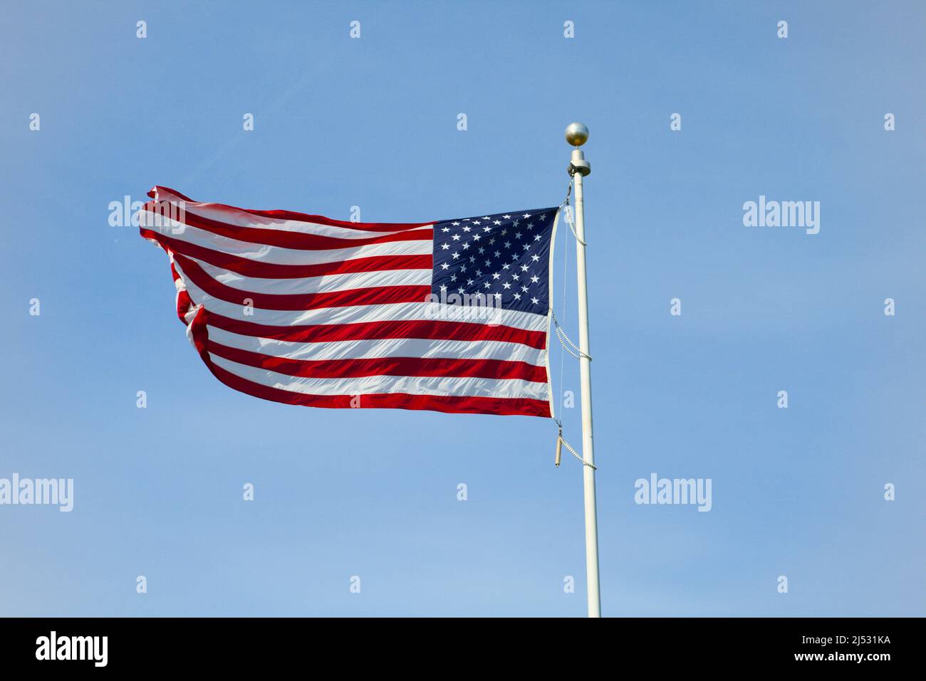 American Flag at Fort Vancouver Stock Photo - Alamy