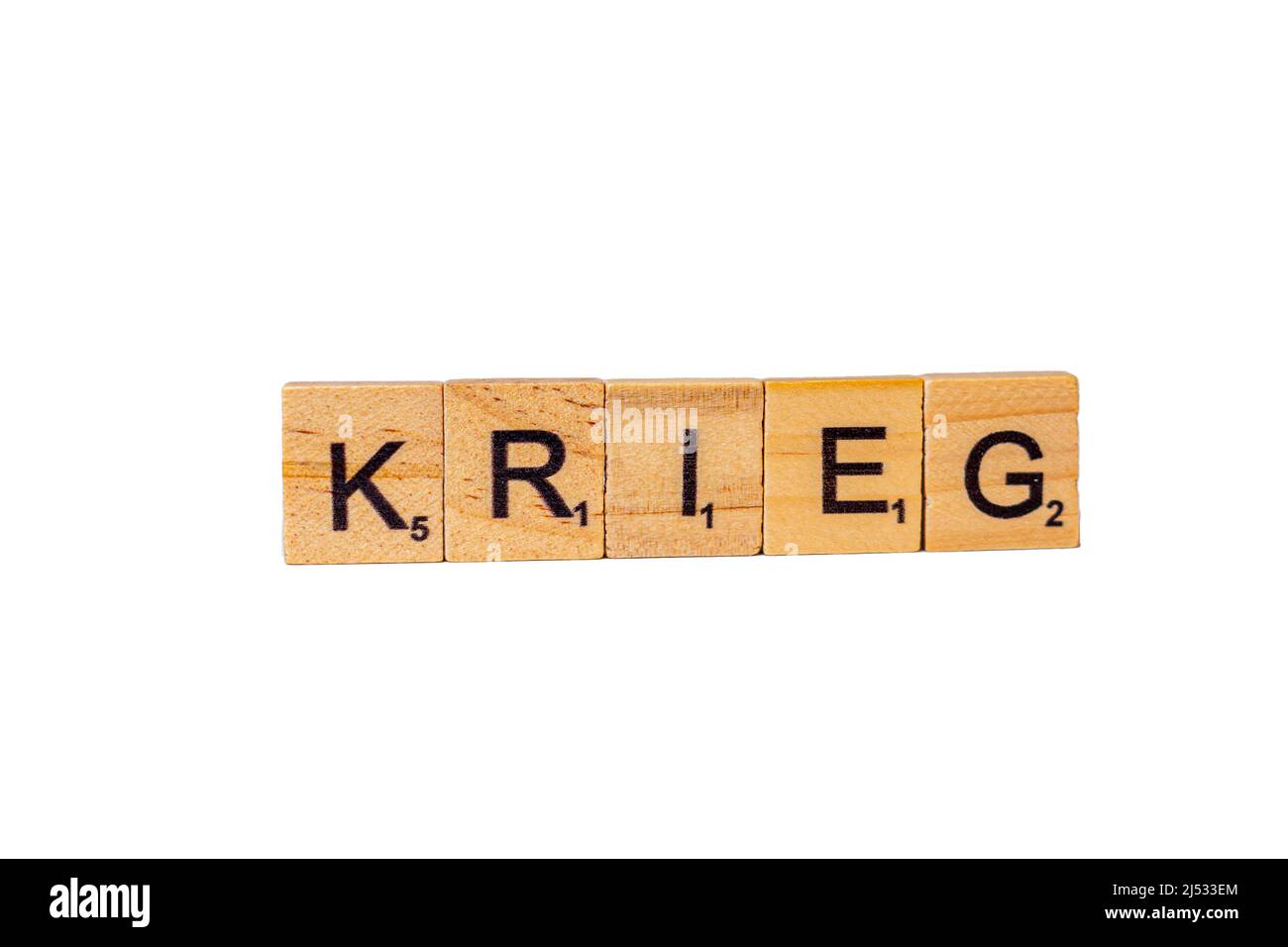 Dices and Letters Krieg War Bavaria Germany Stock Photo