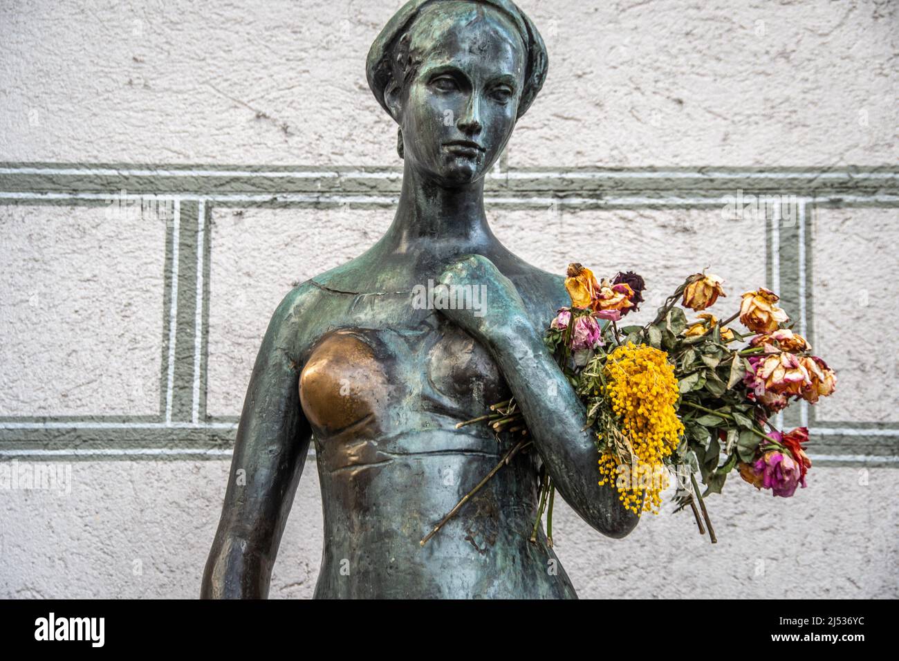 Statue of Juliet Munich, Germany Stock Photo