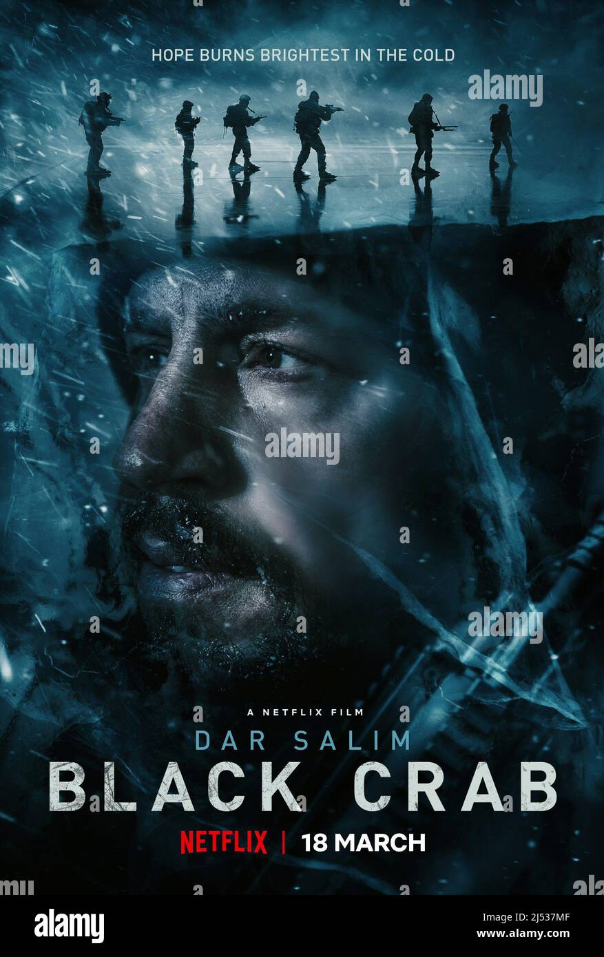 BLACK CRAB, (aka SVART KRABBA), character poster, Dar Salim, 2022