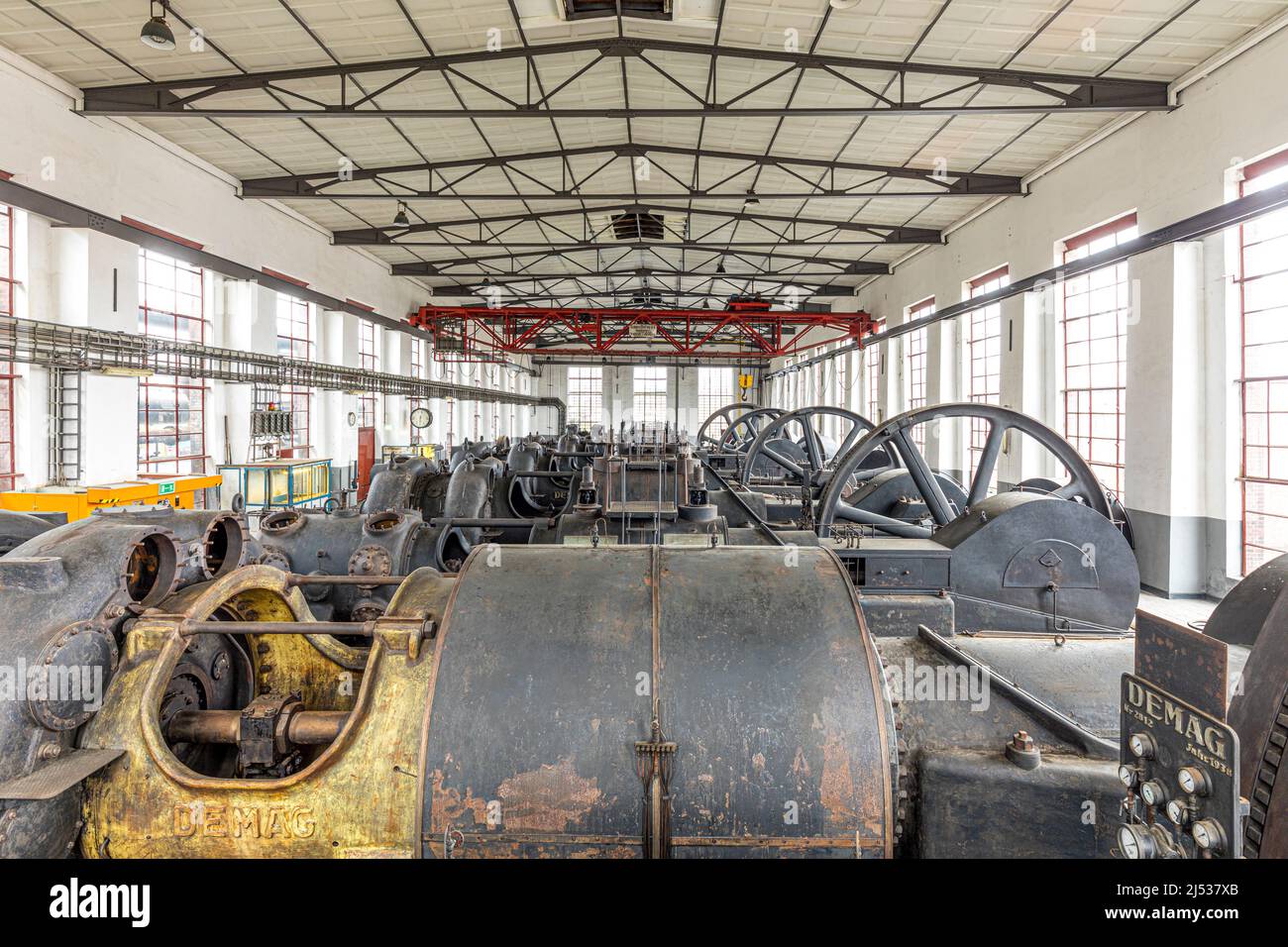 Dortmund, Germany - February 2, 2018: the Hansa coking plant in Dortmund, Germany, today a museum, industrial monument in Germany Stock Photo
