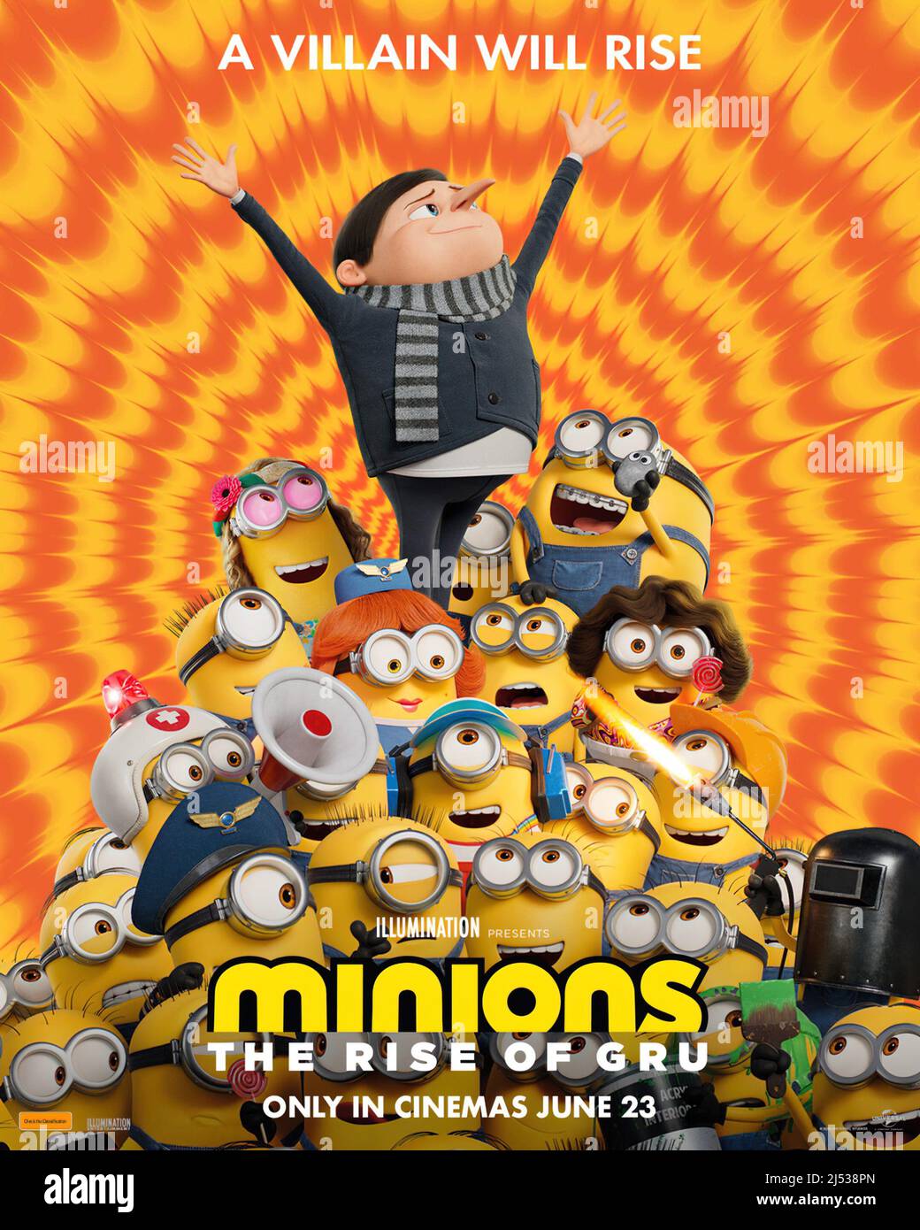 MINIONS 2: THE RISE OF GRU, (aka MINIONS: THE RISE OF GRU), Australian Poster, Top: 12-year Old