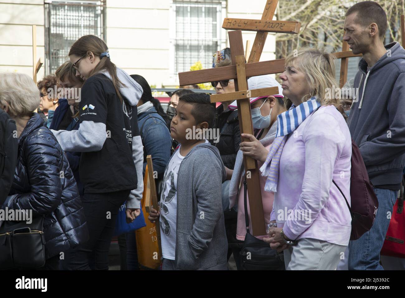 Procession and reenactment on Good Friday of The Way Of The Cross