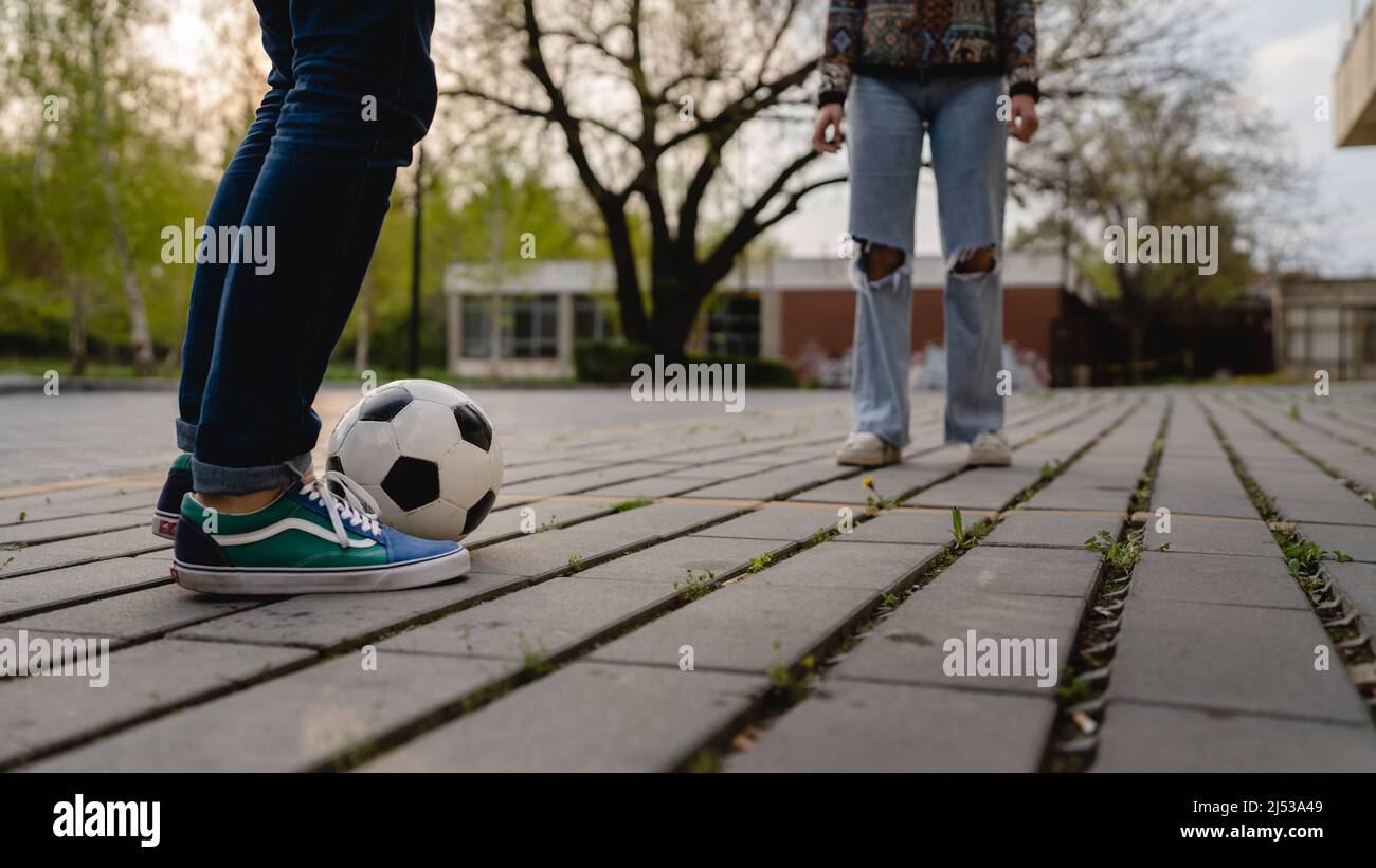 Woman exercise ball feet on ball hires stock photography and images