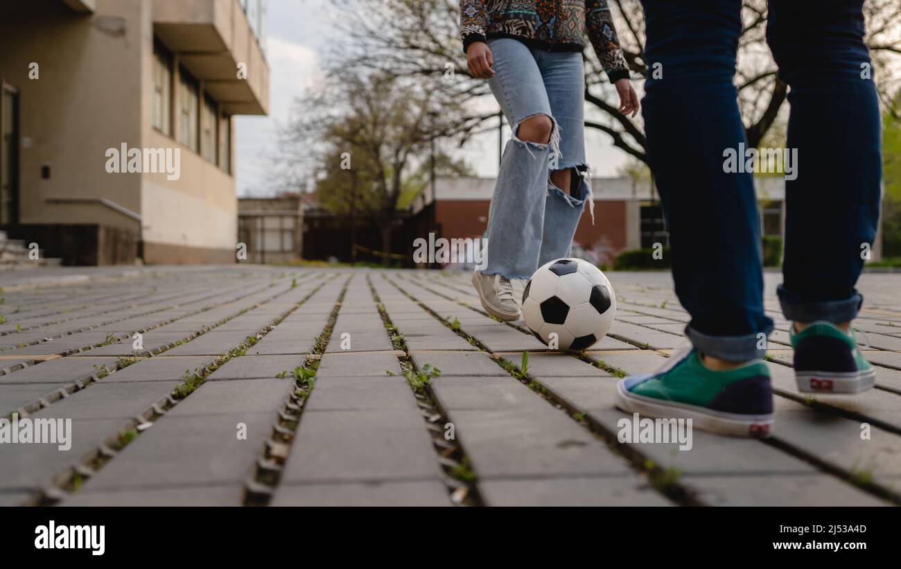 Woman exercise ball feet on ball hires stock photography and images