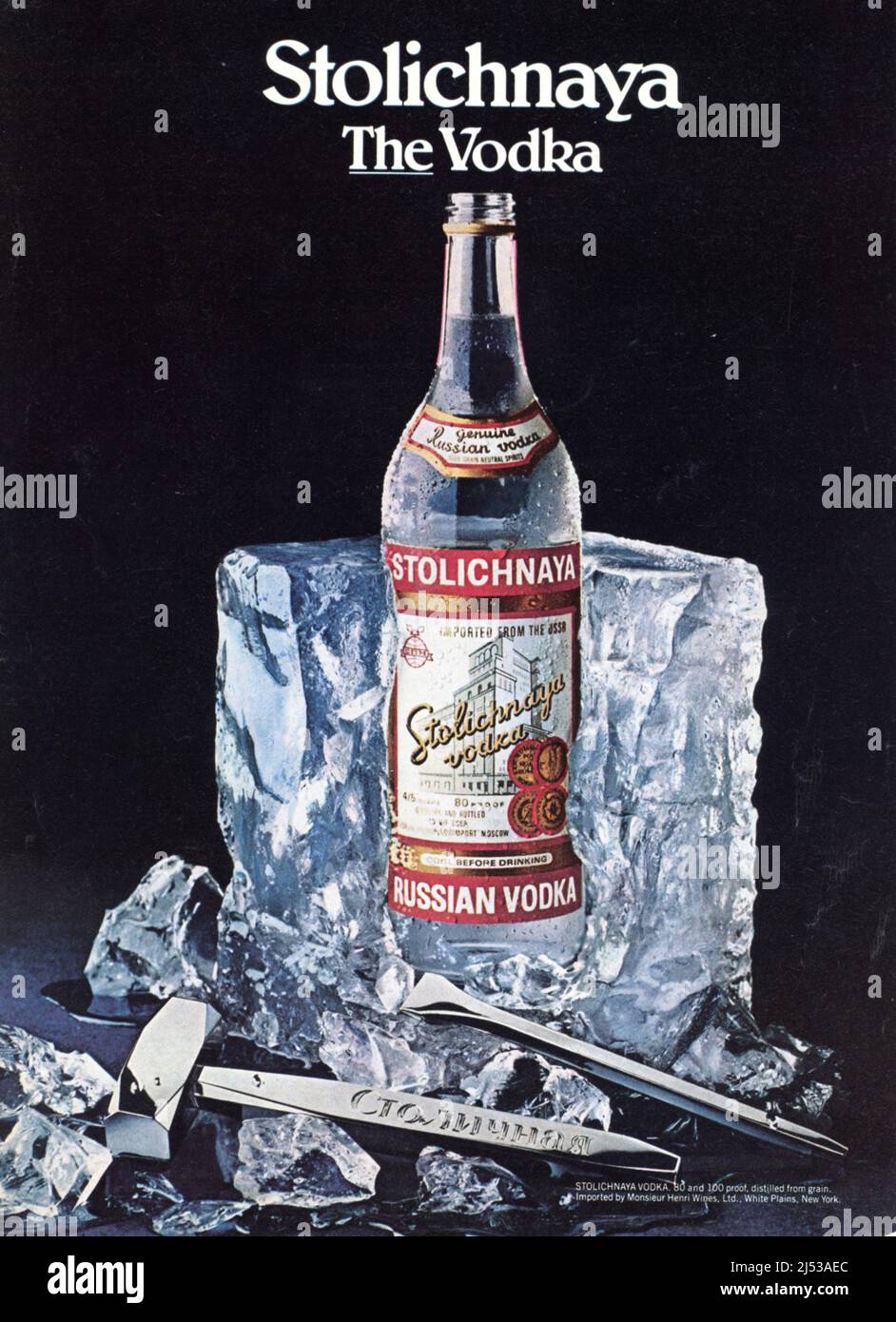 Stoli vodka hi-res stock photography and images - Alamy