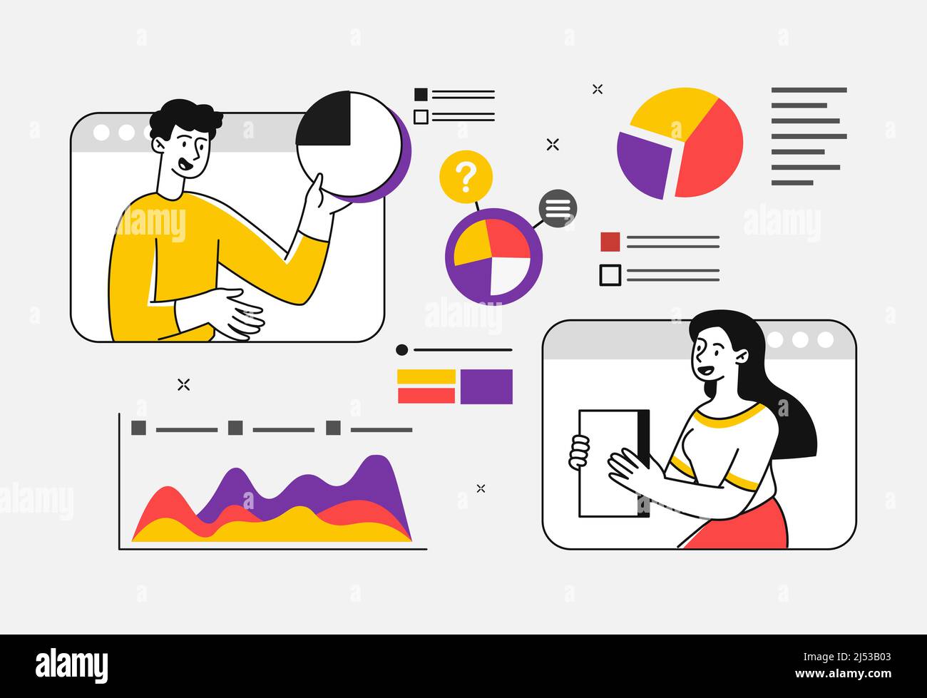 Data analysis concept Stock Vector Image & Art - Alamy