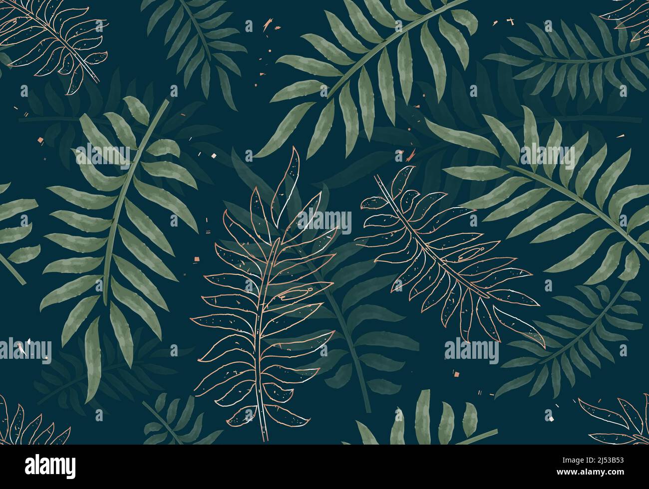 Abstract tropical art Stock Vector