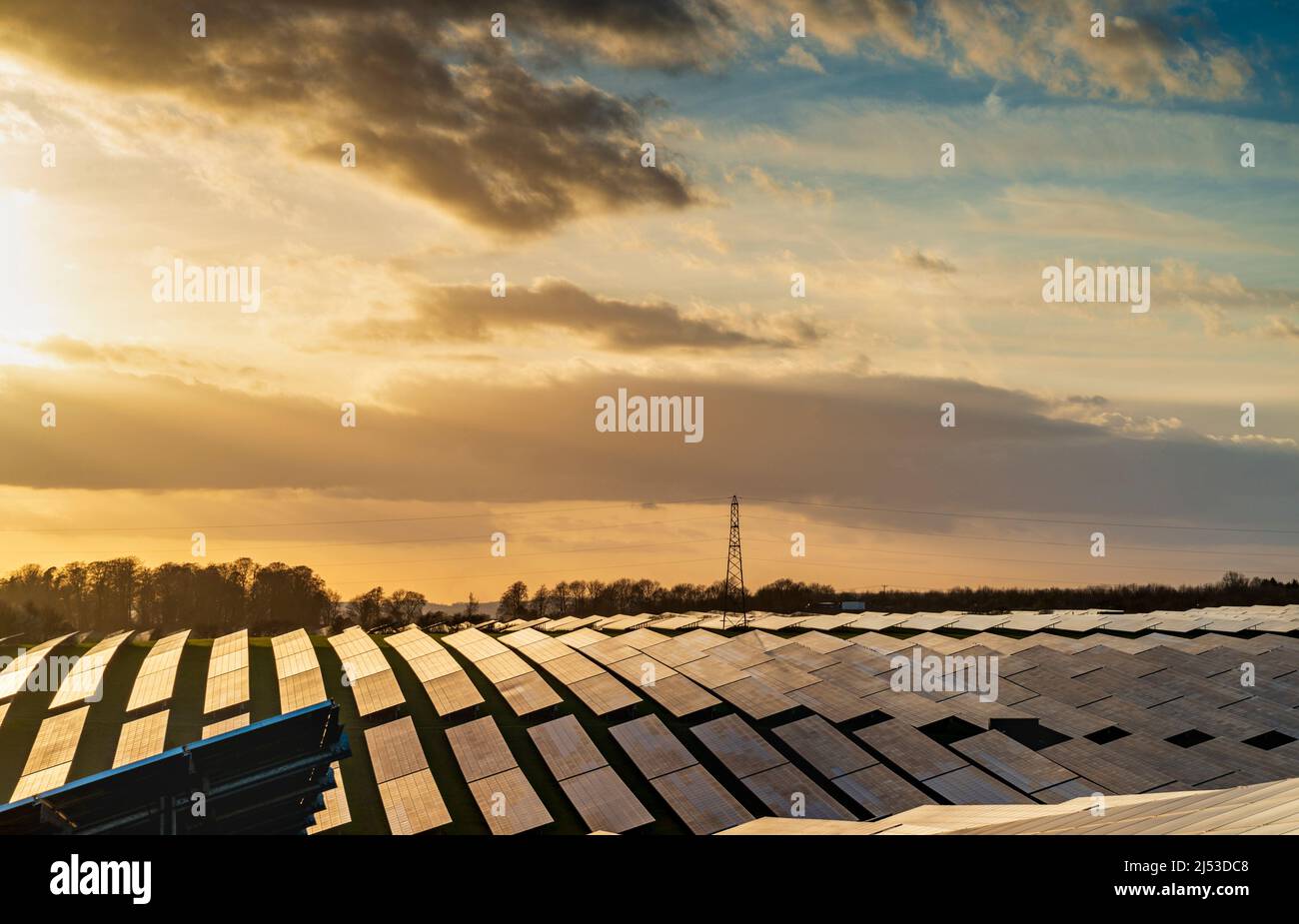 The Sun rays giving alternative energy,green,environmentally friendly ...