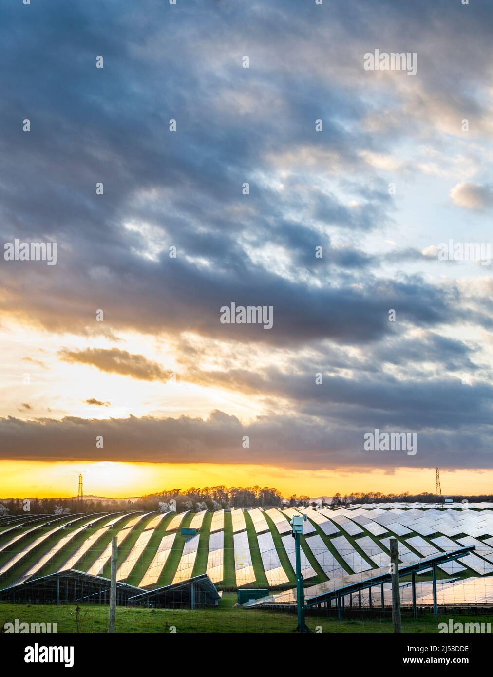 Picture of The Sun rays giving alternative energy,green,environmentally friendly ...