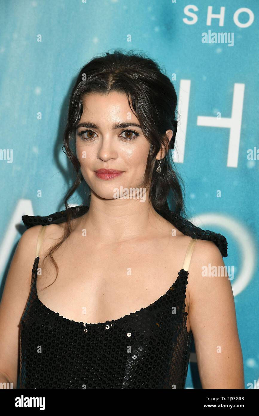 Joana Ribeiro attends Showtime's New Drama Series 'The Man Who Fell To Earth' Premiere on April 19, 2022 at MOMA in New York, New York, USA. Robin Platzer/ Twin Images/ Credit: Sipa USA/Alamy Live News Stock Photo