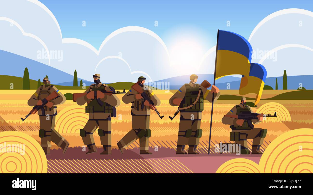 Ukrainian soldiers in full body armor special forced Ukrainian