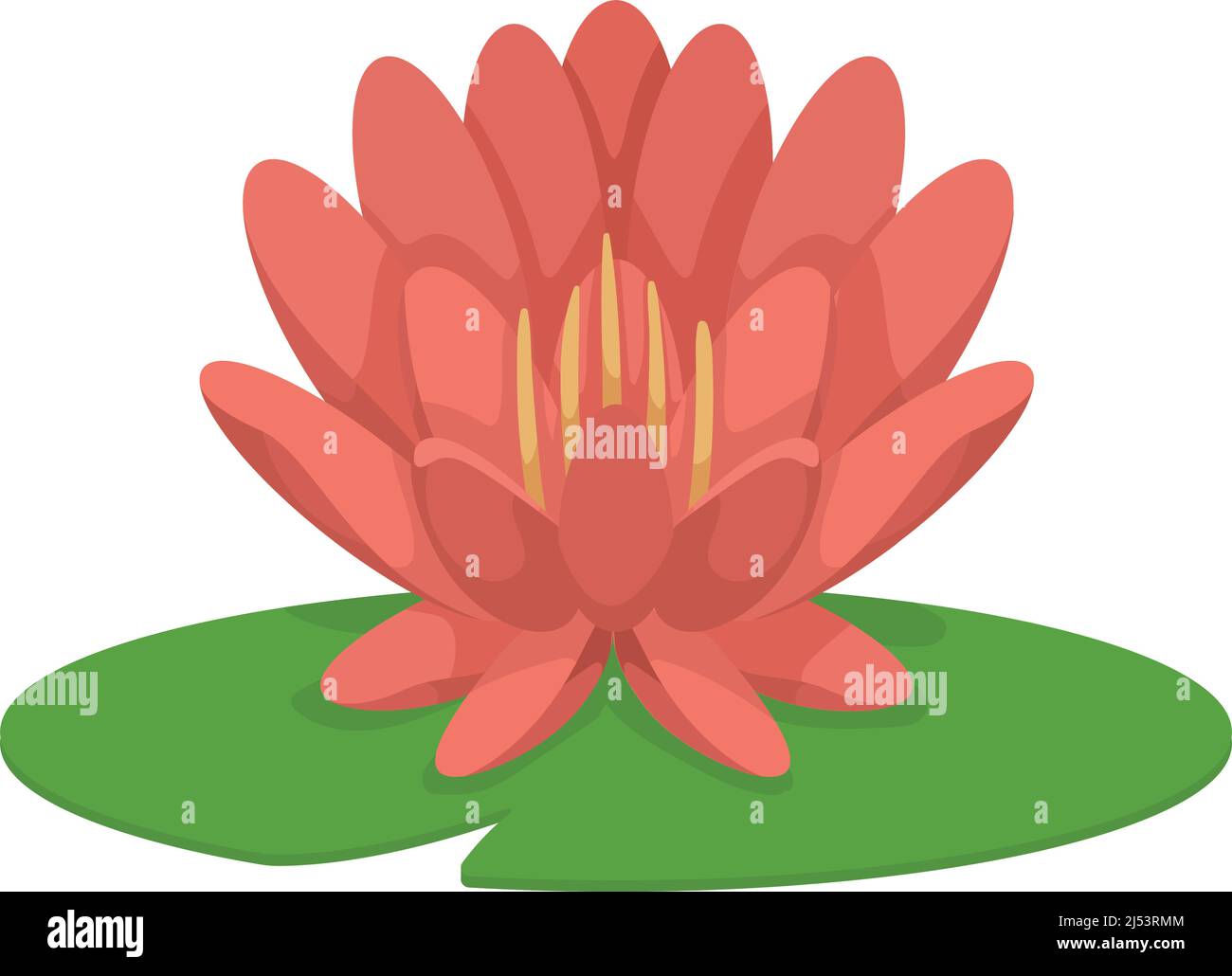 beautiful lotus flower garden Stock Vector Image & Art - Alamy