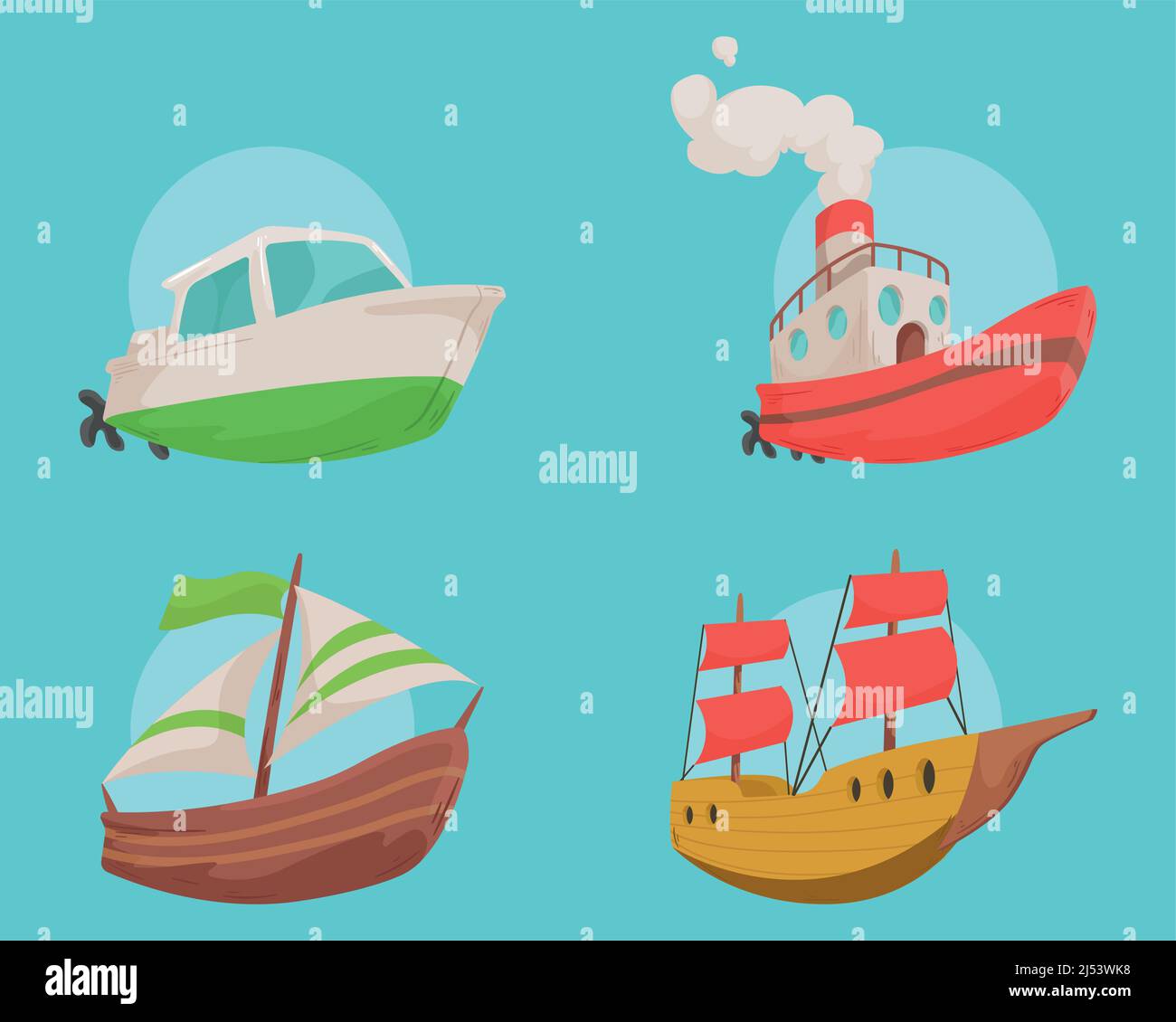 ships and boats icons Stock Vector Image & Art - Alamy