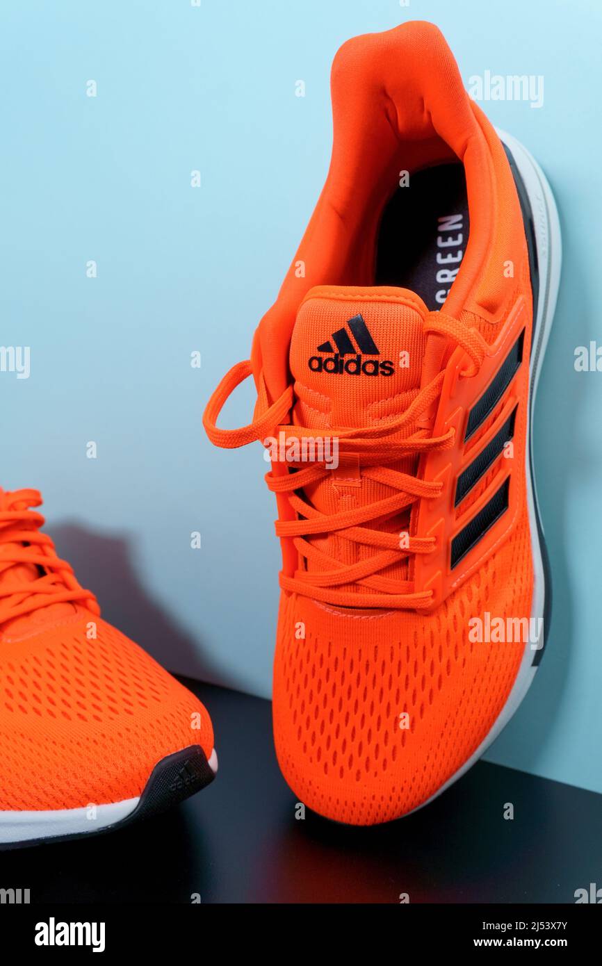 Adidas orange sneakers hi-res stock photography and images - Page 2 - Alamy