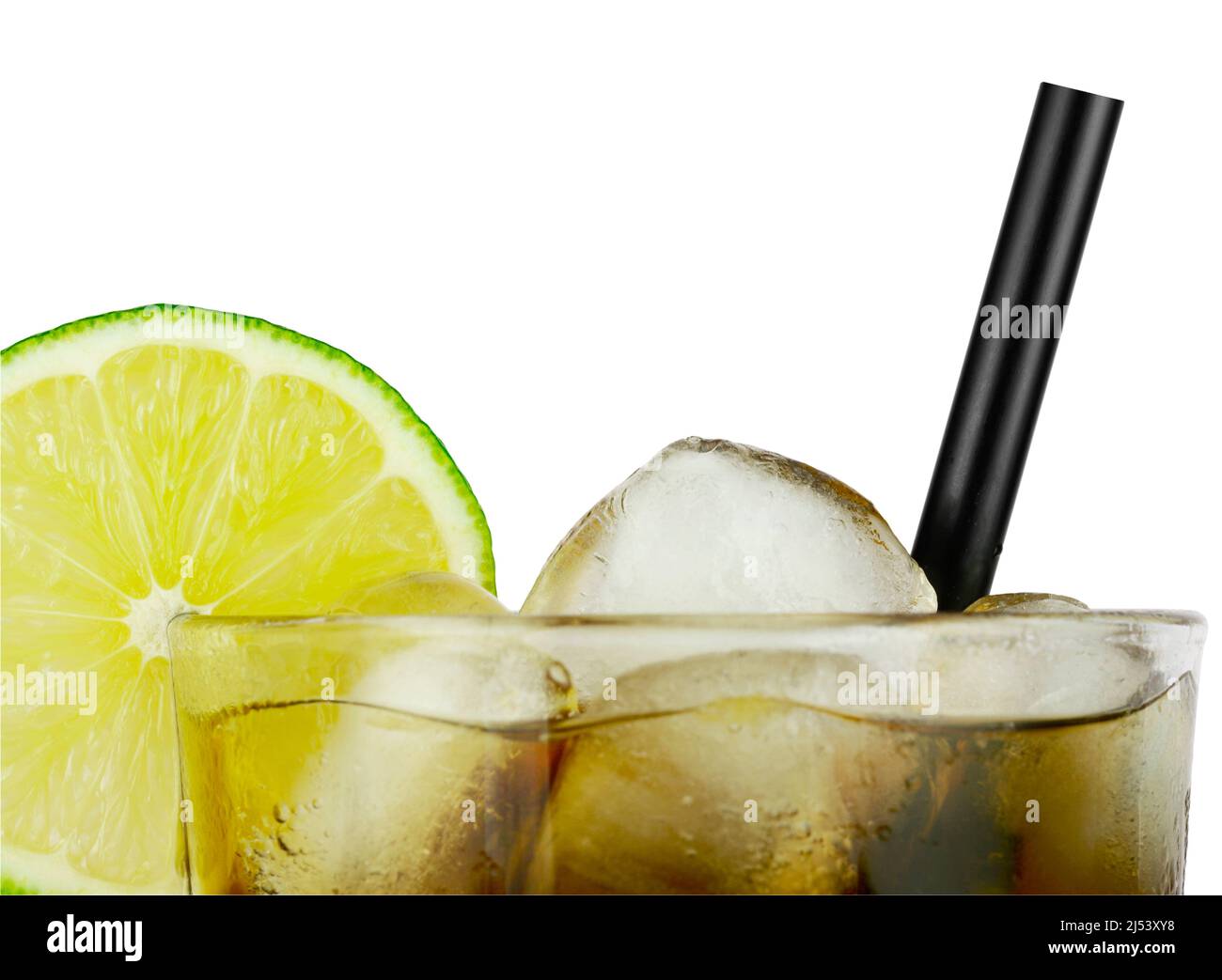 Close up of isolated long drink Stock Photo