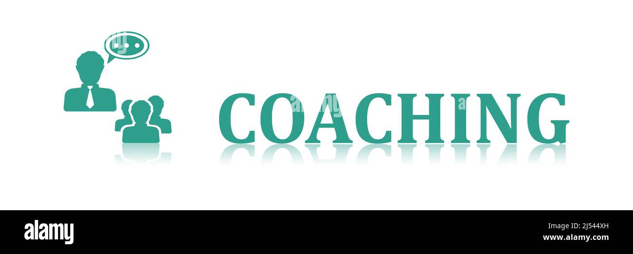 Illustration of a coaching concept Stock Photo - Alamy