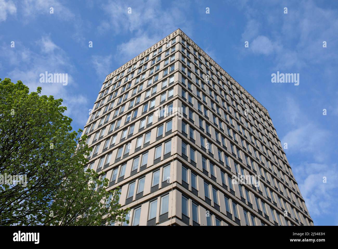 The Eagle Tower building in Cheltenham town centre, April 2022 Stock