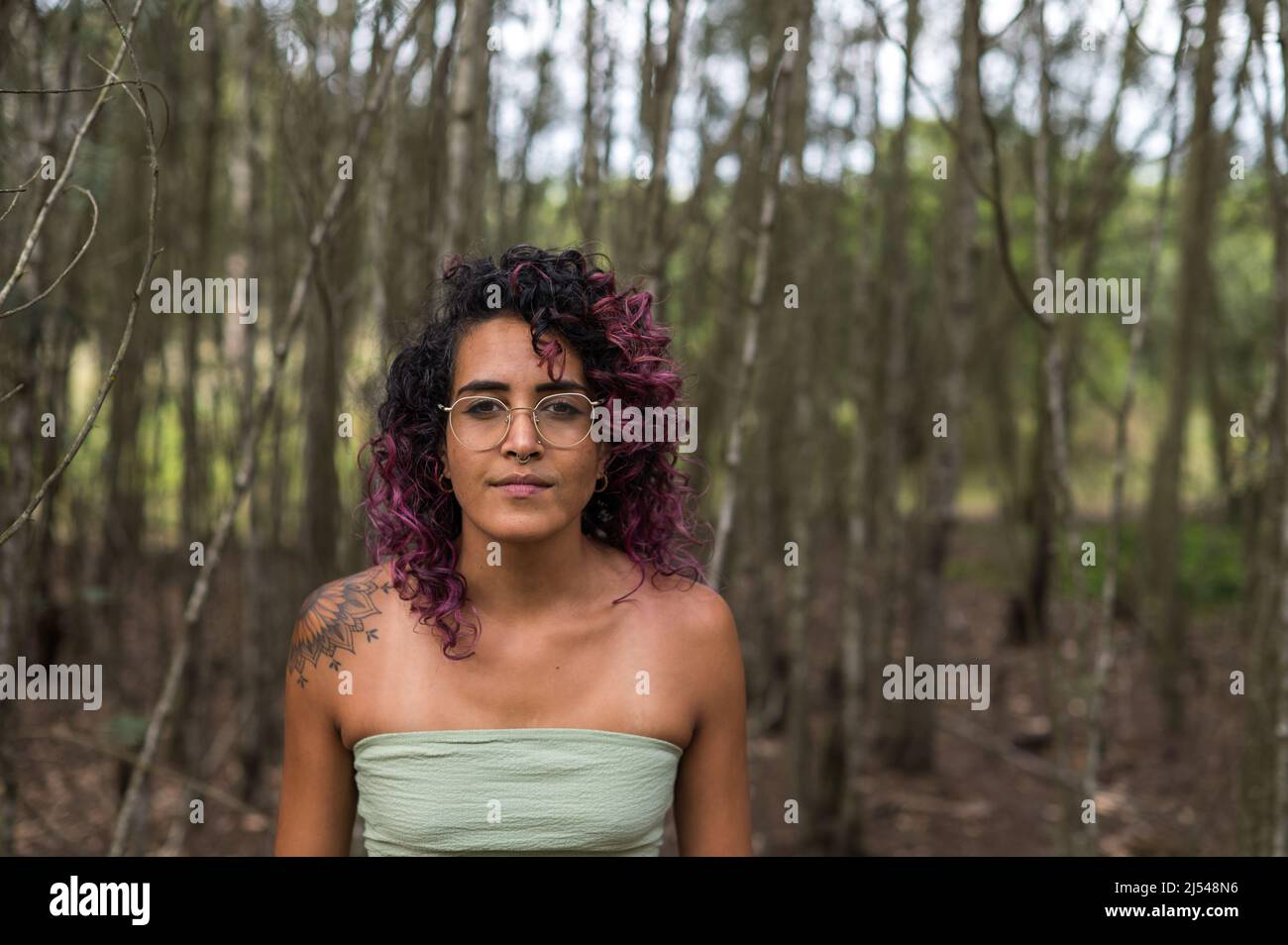 Standing in nature hi-res stock photography and images - Alamy
