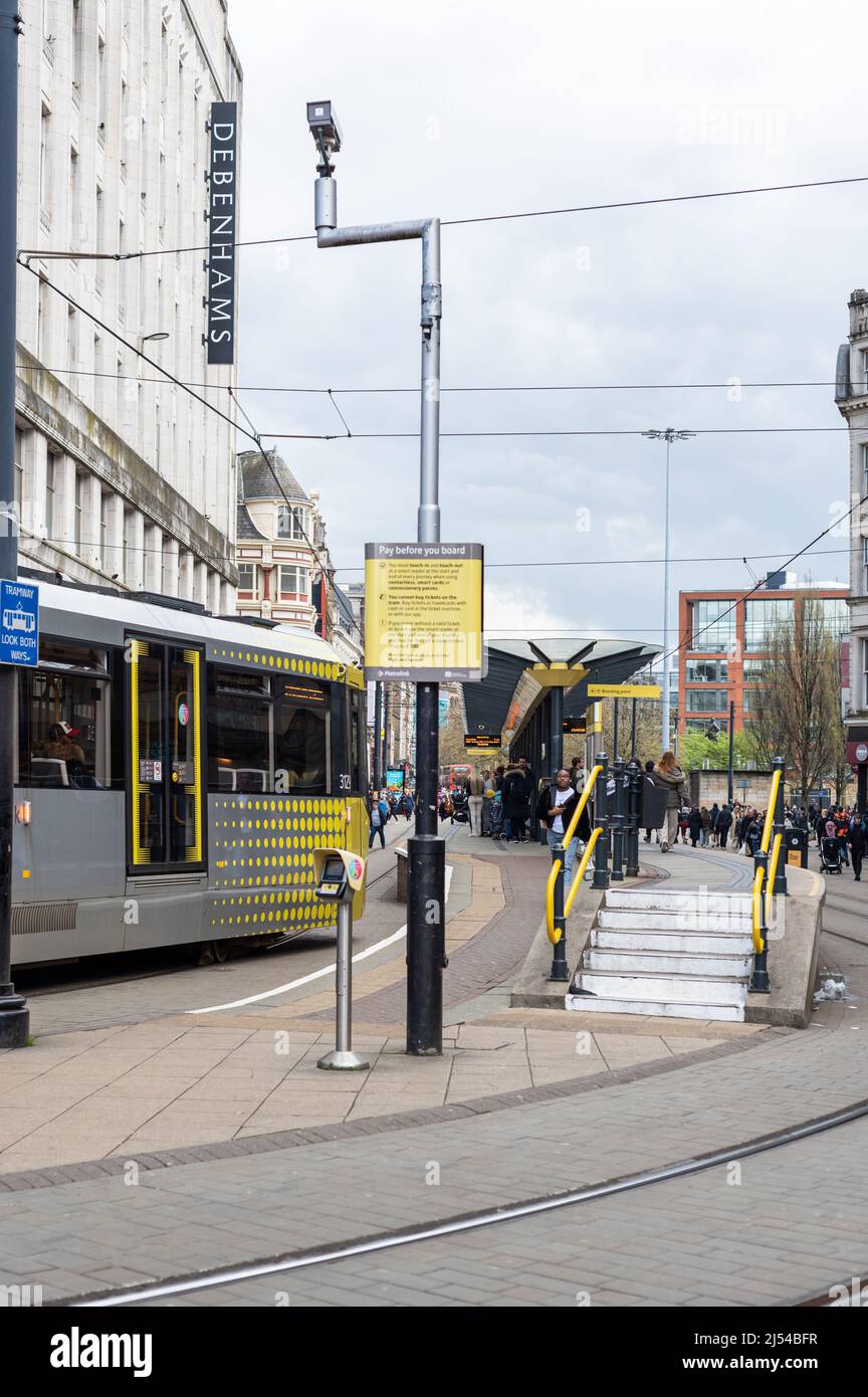 City centre of Manchester, UK Stock Photo - Alamy
