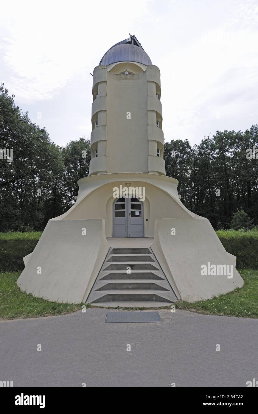 Institute for Astrophysics, Einstein Tower, Germany, Brandenburg, Potsdam Stock Photo