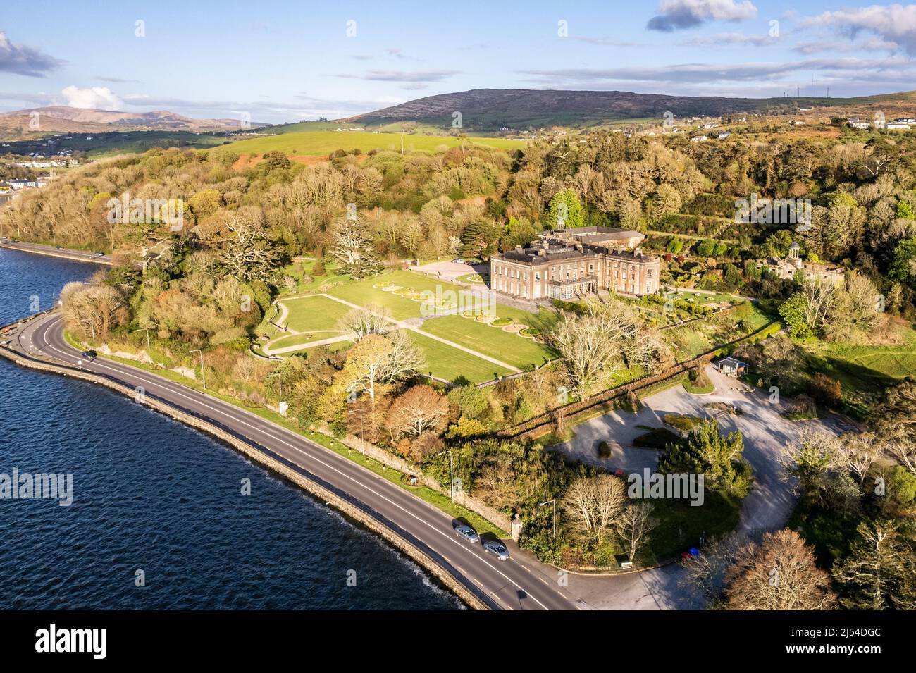 Bantry, West Cork, Ireland. 19th Apr, 2022. The sun shone over Bantry House & Gardens on Tuesday evening. The house has been the residence of the Shelswell-White family since approximately 1765. Credit: AG News/Alamy Live News. Stock Photo