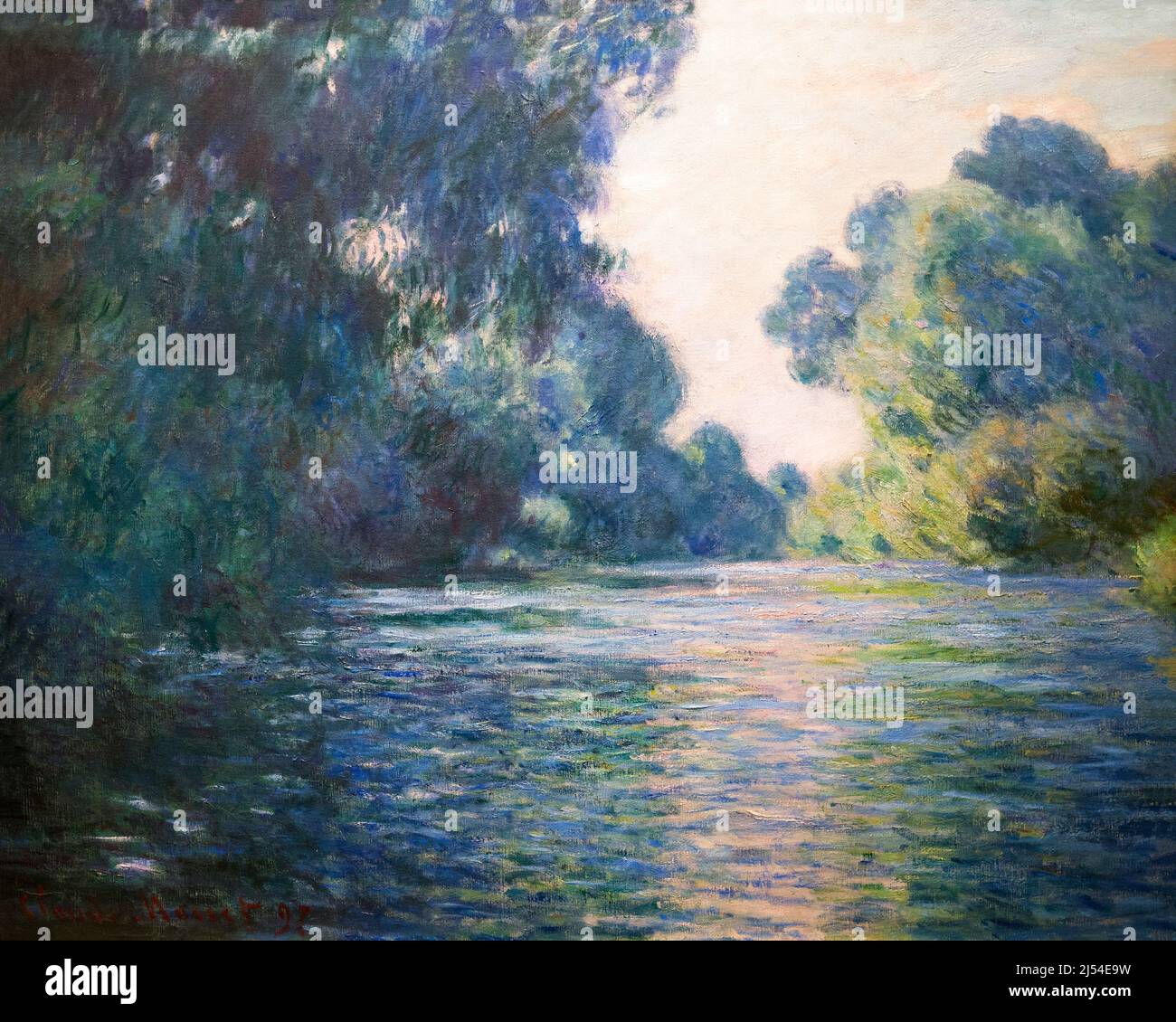 Branch of the seine near giverny hi-res stock photography and